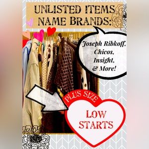 Live Show‼️ Low starts. Plus size. Like this listing to receive alerts!